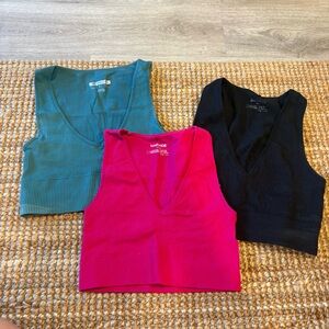 garage ribbed tank top bundle